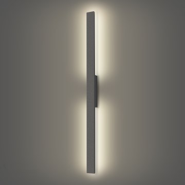 Brilagi - Aplique de pared LED para exterior LUNA LED/24W/230V 4000K IP65 100 cm antracita IRC 90