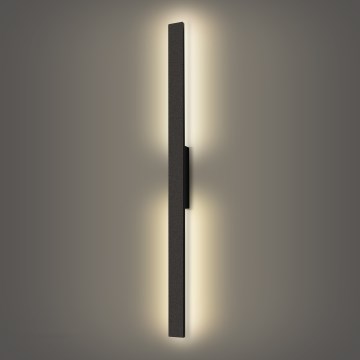 Brilagi - Aplique de pared LED para exterior LUNA LED/24W/230V 4000K IP65 100 cm negro CRI 90