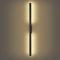 Brilagi - Aplique de pared LED para exterior LUNA LED/30W/230V 3000K IP65 150 cm negro CRI 90
