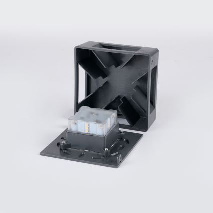Brilagi - Aplique de pared LED para exterior QUADRAY LED/6W/230V antracita IP54