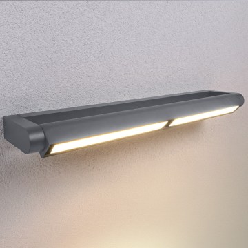 Brilagi - Aplique de pared LED para exterior SALERNO LED/24W/230V 66 cm antracita IP65