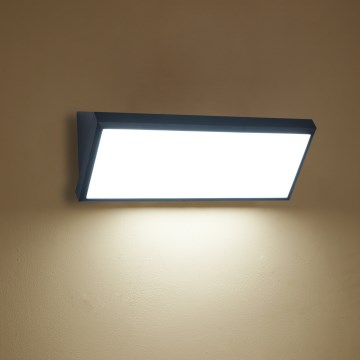 Brilagi - Aplique de pared LED para exterior TRIANGLE LED/42W/230V 45 cm negro IP65