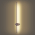 Brilagi - Aplique de pared LED para exteriores AURA LED/12W/230V 3000K IP54 65 cm marrón CRI 90