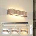 BRILAGI - Aplique de pared LED regulable FALCON MODERN LED/14W/230V 3000-6000K 40 cm beige + mando a distancia