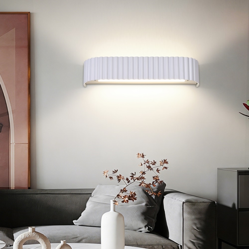 BRILAGI - Aplique de pared LED regulable FALCON MODERN LED/14W/230V 3000-6000K 40 cm blanco + mando a distancia