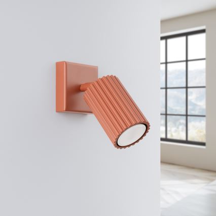 BRILAGI - Aplique de pared LED tipo foco CRESTO 1xGU10/10W/230V naranja