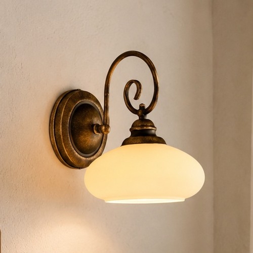 BRILAGI - Aplique de pared MOLLERO 1xE27/15W/230V bronce/pátina