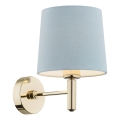 BRILAGI - Aplique de pared MONTE 1xE27/60W/230V azul/dorado