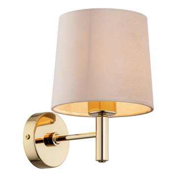 BRILAGI - Aplique de pared MONTE 1xE27/60W/230V beige/dorado