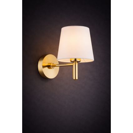 BRILAGI - Aplique de pared MONTE 1xE27/60W/230V crema/dorado