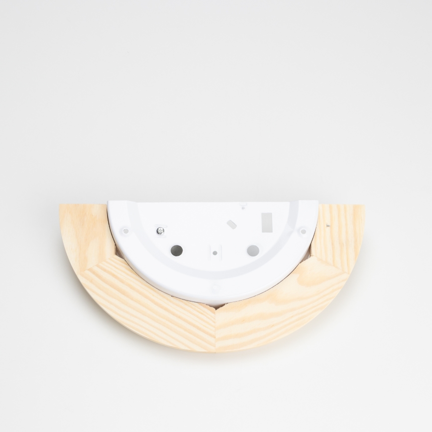 Brilagi - Aplique de pared ORBIS 1xE27/60W/230V, 30 cm, madera de pino