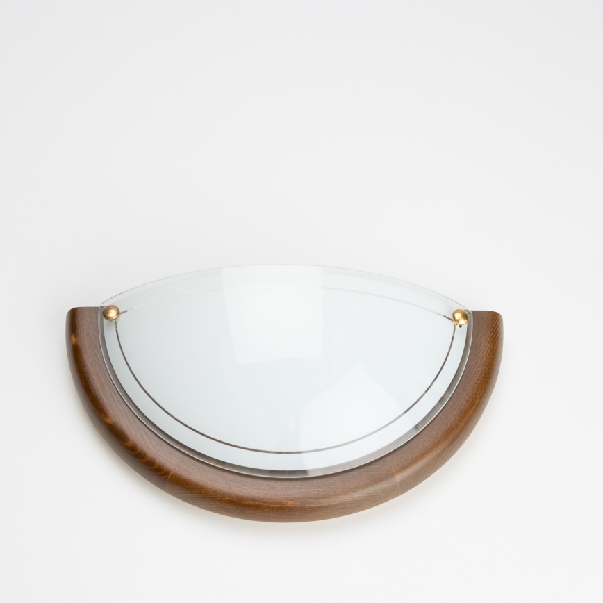 Brilagi - Aplique de pared ORBIS 1xE27/60W/230V 30 cm pino