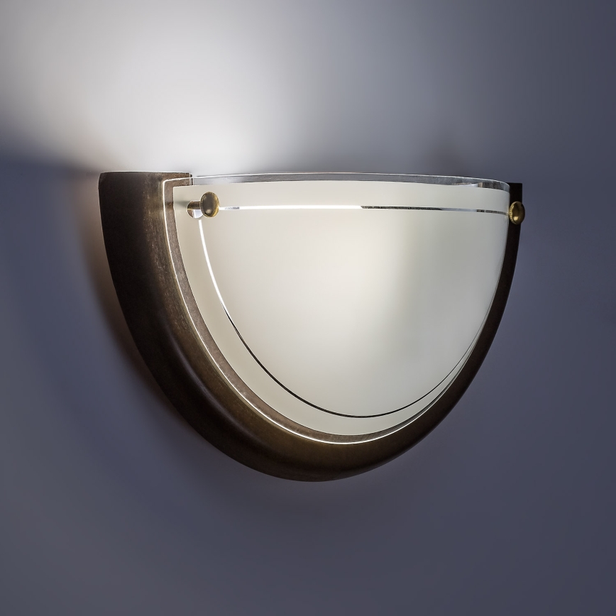 Brilagi - Aplique de pared ORBIS 1xE27/60W/230V 30 cm pino