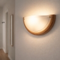 Brilagi - Aplique de pared ORBIS 1xE27/60W/230V 30 cm pino