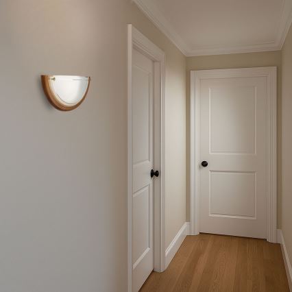 Brilagi - Aplique de pared ORBIS 1xE27/60W/230V 30 cm pino