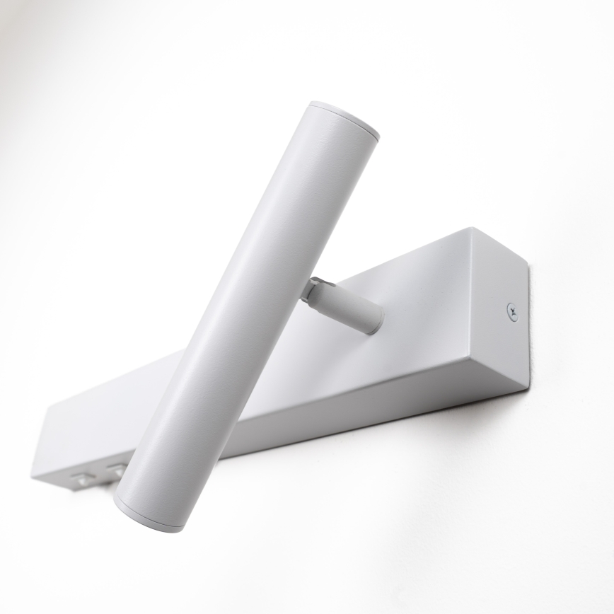 BRILAGI - Aplique de pared orientable ARLIX LED/3W/230V + LED/7W blanco IRC 90