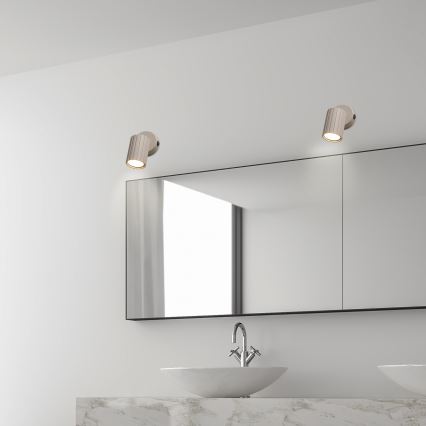 Brilagi - Aplique de pared orientable CRISPINA 1xGU10/10W/230V beige