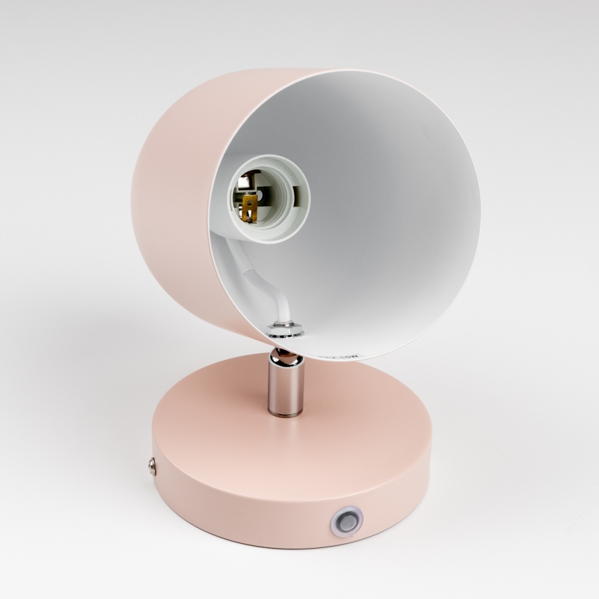 Brilagi - Aplique de pared orientable GALLION 1xE27/15W/230V rosa