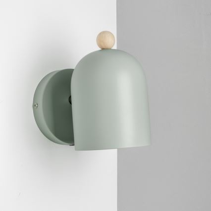 Brilagi - Aplique de pared orientable GALLION 1xE27/15W/230V verde