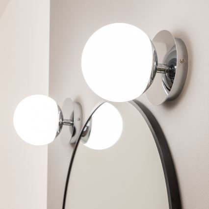 Brilagi - Aplique de pared para baño BALL LED/6W/230V 3000/4000/6500K IP44 cromo brillante