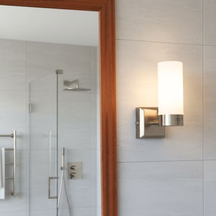 Brilagi - Aplique de pared para baño RAY 1xE14/40W/230V IP44