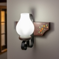 Brilagi - Aplique de pared QUEEN 1xE14/40W/230V haya/wengué