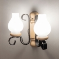 Brilagi - Aplique de pared RUSTIC 2xE14/40W/230V roble