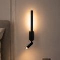 BRILAGI - Aplique de pared spot VIXON LED/3W/230V + LED/5W negro CRI 90