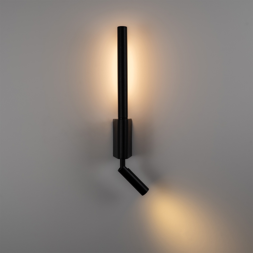 BRILAGI - Aplique de pared spot VIXON LED/3W/230V + LED/5W negro CRI 90