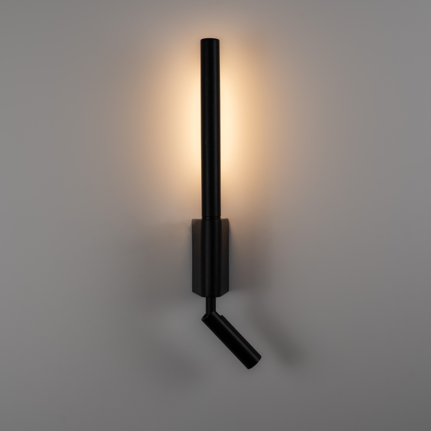 BRILAGI - Aplique de pared spot VIXON LED/3W/230V + LED/5W negro CRI 90