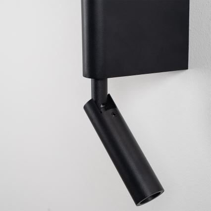 BRILAGI - Aplique de pared spot VIXON LED/3W/230V + LED/5W negro CRI 90