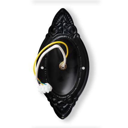 Brilagi - Aplique de pared Tiffany con vitral FOLIA 1xE14/40W/230V