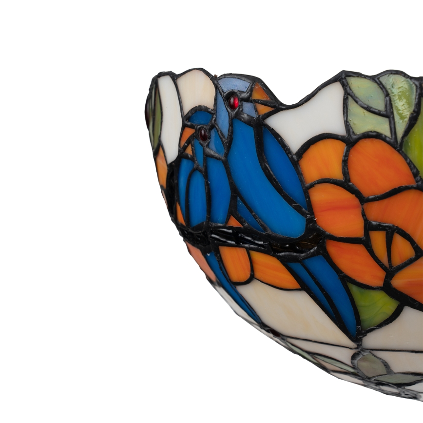 Brilagi - Aplique de pared Tiffany con vitral JUNGLE 1xE14/40W/230V