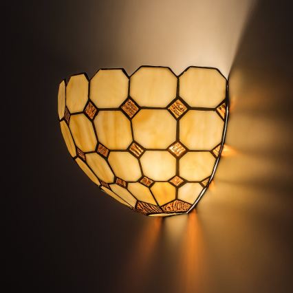 Brilagi - Aplique de pared Tiffany DORAN 1xE14/40W/230V