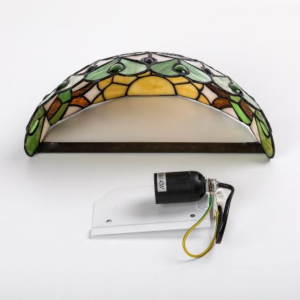 Brilagi - Aplique de pared Tiffany MARGARET 1xE27/40W/230V