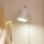 Brilagi - Aplique de pared tipo foco GALLION 1xE27/15W/230V blanco