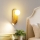 Brilagi - Aplique de pared tipo foco MODERN WOOD 1xG9/5W/230V + 1xGU10/8W madera