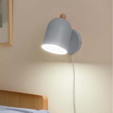 Brilagi - Aplique de pared tipo spot GALLION 1xE27/15W/230V azul