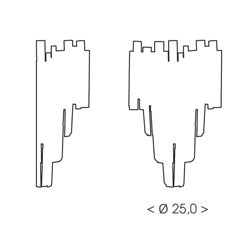 BRILAGI - Aplique de pared VERVE 2xE14/40W/230V dorado