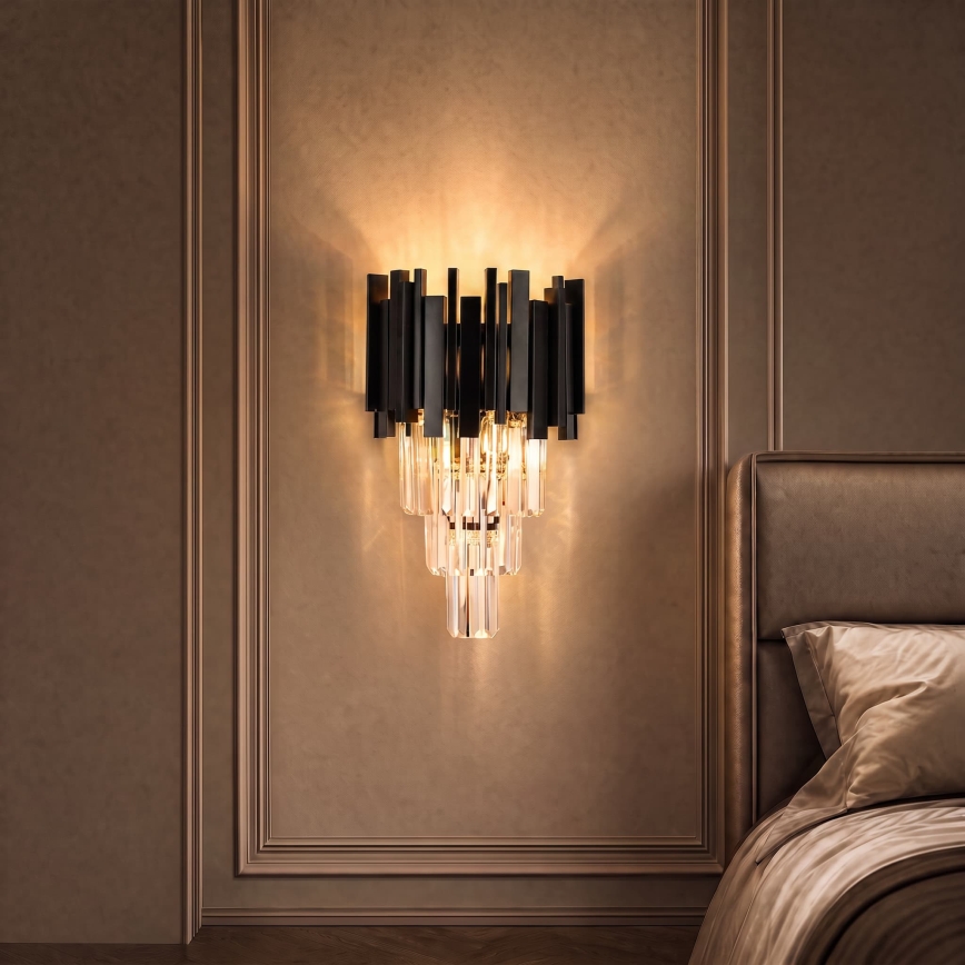 BRILAGI - Aplique de pared VERVE 2xE14/40W/230V negro