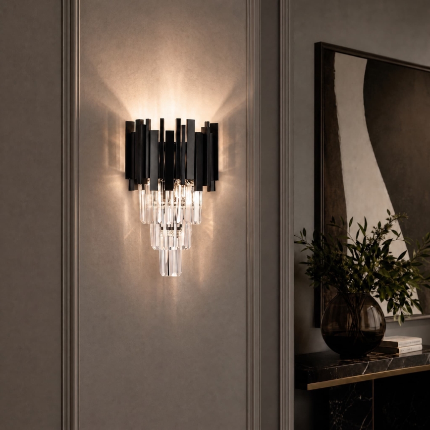 BRILAGI - Aplique de pared VERVE 2xE14/40W/230V negro
