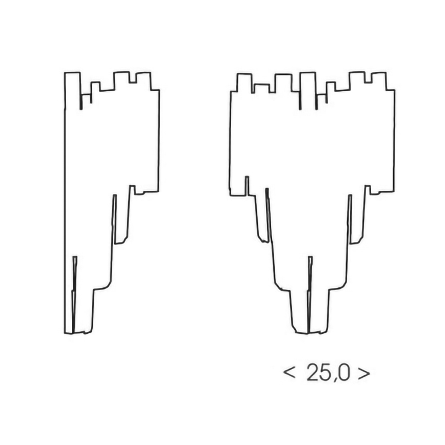 BRILAGI - Aplique de pared VERVE 2xE14/40W/230V negro