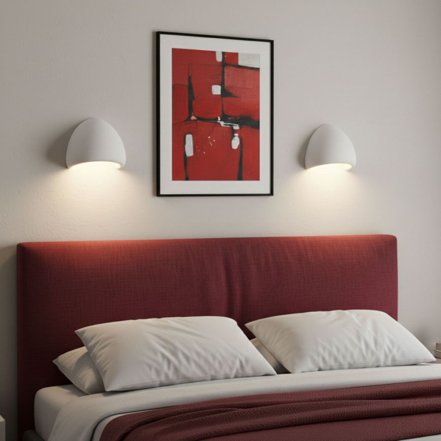 Brilagi - Aplique de pared WABI SABI 1xE14/40W/230V blanco