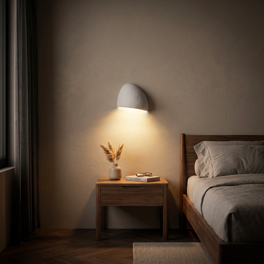 Brilagi - Aplique de pared WABI SABI 1xG9/10W/230V blanco