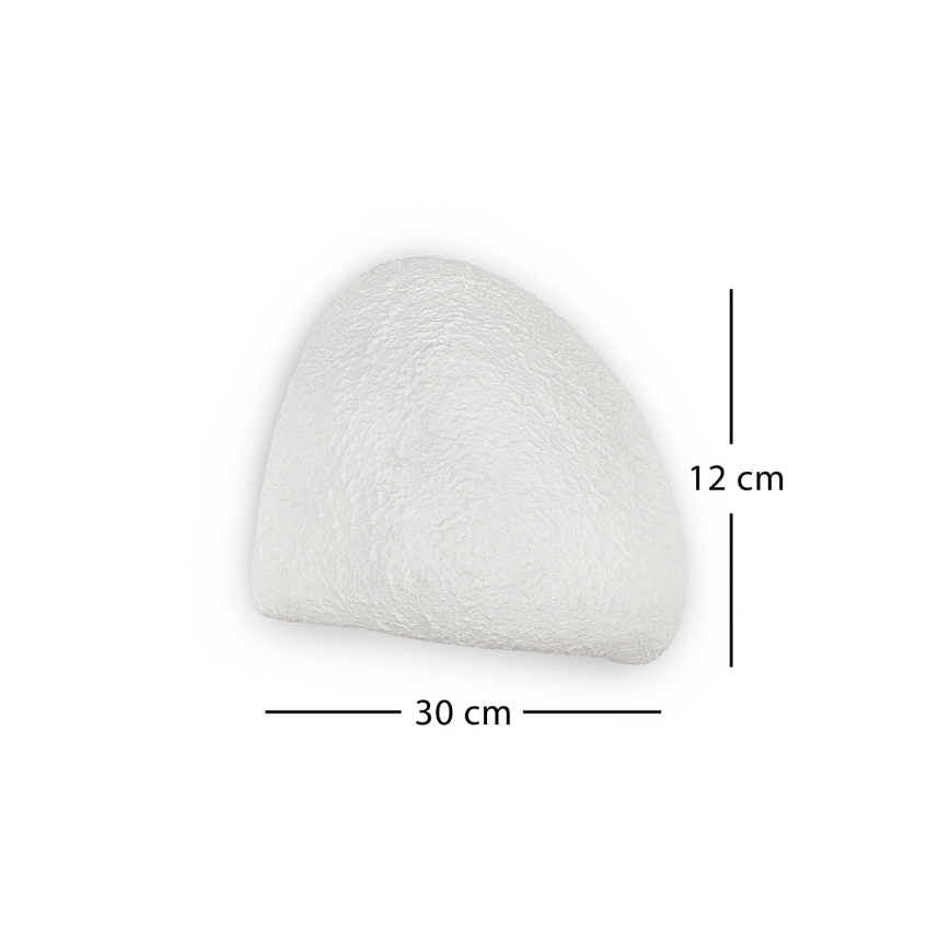 Brilagi - Aplique de pared WABI SABI 1xG9/10W/230V blanco