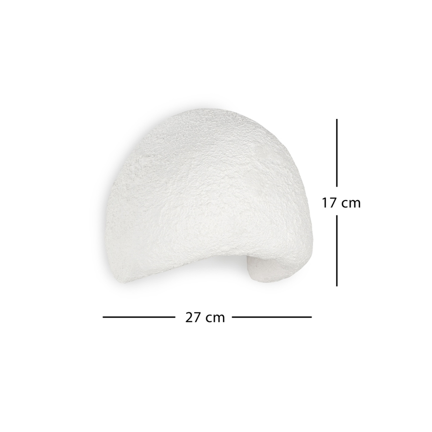 Brilagi - Aplique de pared WABI SABI 1xG9/8W/230V blanco