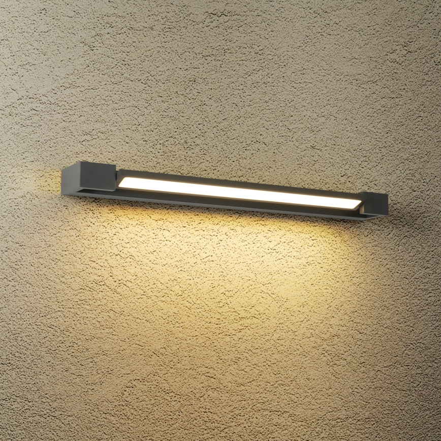 Brilagi - Aplique LED de exterior AQUA LINE LED/18W/230V 60 cm IP44 antracita IRC 90