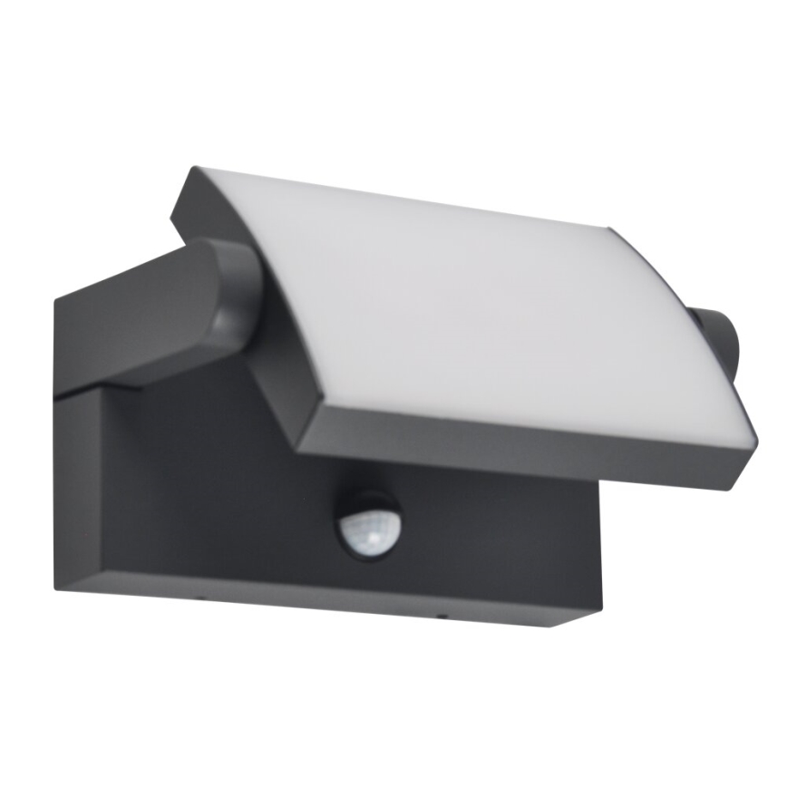Brilagi - Aplique LED de exterior con sensor ANKLE LED/18W/230V 3000K IP65 antracita