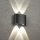 Brilagi - Aplique LED de exterior FLAREBOX LED/4W/230V negro IP65