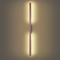 Brilagi - Aplique LED de exterior LUNA LED/30W/230V 3000K IP65 150 cm marrón CRI 90